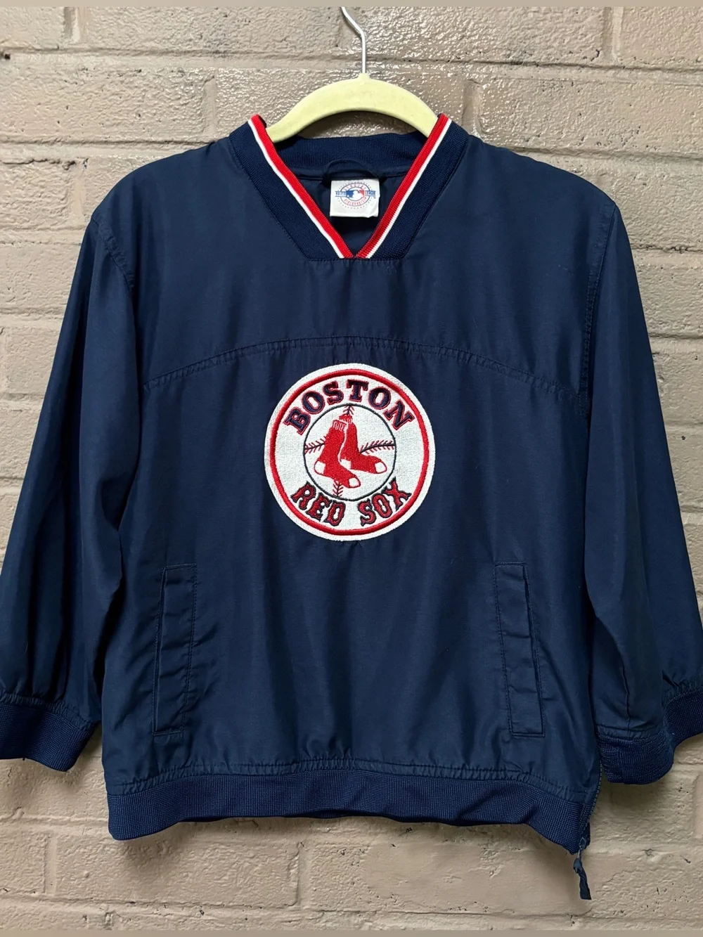 Boston Red Sox Navy Pullover Jacket 8-10